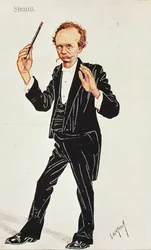 Richard Strauss (1864-1949) dirigerar