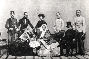 Den österrikiska kejserliga familjen, 1860