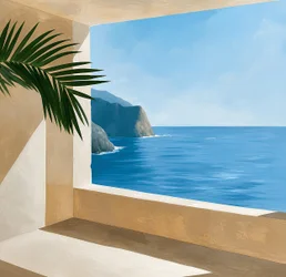 Palm Leaf med havsutsikt