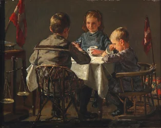 Konstnärens tre barn