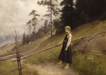 Dairymaid (olja på duk)