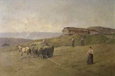 Driving Hay (olja på duk)