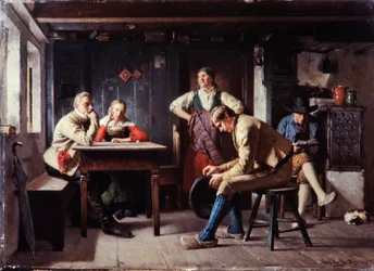 Proposal (The Rivals), c.1880 (olja på duk)