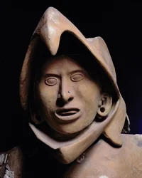Örnskrigare från örnarnas hus, daterad till ca 1469 (terrakotta)