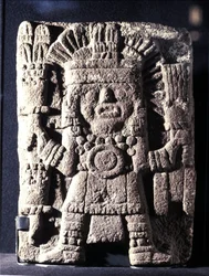 Aztekisk konst, Aztekisk präst.