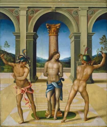 The flagellation of Christ, ca. 15121515.