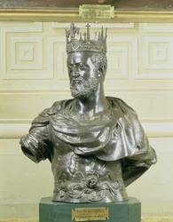 Porträttbyst av Cosimo I de Medici (1519-74) c.1557 (brons)