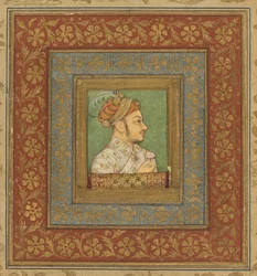 Porträtt av Murad Bakhsh 1624-1661, ca. 1635.