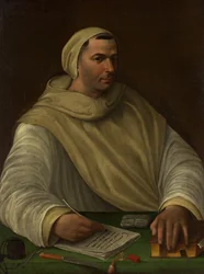 Porträtt av en Olivetan Monk.
