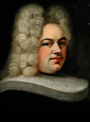 Porträtt av rådmannen och poeten Barthold Hinrich Brockes (1680-1747)