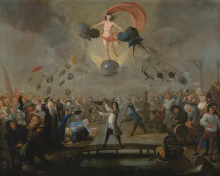 Allegori om ödet. Omkring 1730