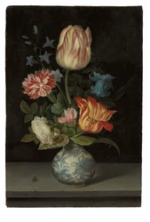Blomstycke i en Wanli-vas