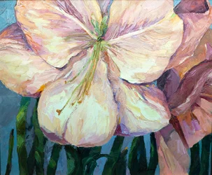 Amaryllis 1, 2004 (olja på duk)