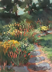 Garden Path, ca 1990-2005 (olja på duk)