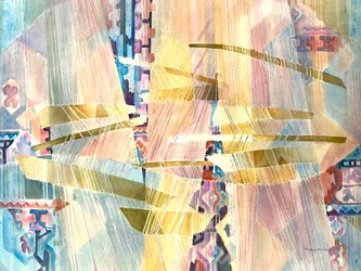 Loom Series, ca 1980-2000 (akvarell på papper)