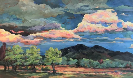 North Taos, 2007 (olja på duk)