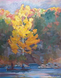 Pine Cove, ca 1980-2000 (olja på duk)