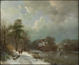 Vinterlandskap, Holland