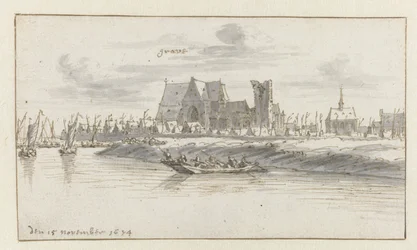 Utsikt över Grave, Norra Brabant