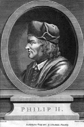 Filip II av Frankrike, 1812.