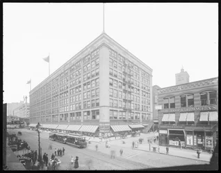 Siegel, Cooper & Company-bygning, Chicago, Illinois, USA, ca. 1905 (s/h-foto) Sverige