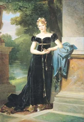 Porträtt av Marie Laczinska (1786-1817) grevinnan Walewska, 1812