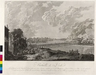 Slaget vid Lodi 1796 (kopparstick)