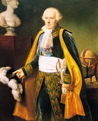 Porträtt av Pierre-Simon Laplace (Beaumont-en-Auge