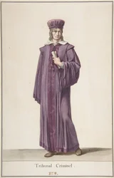 En domare i brottmålsdomstolen, c.1798-99