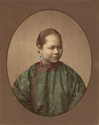 Flicka från Shanghai, 1870-talet.