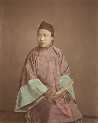 Flicka från Shanghai, 1870-talet.
