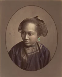 [Kvinna från Kanton], 1870-talet.