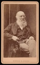Porträtt av J. H. Silbert, före 1877.