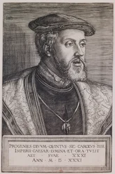 Porträtt av Charles Quint