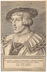 Porträtt av kejsar Ferdinand I 1503-1564, 1531.