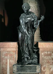 Monument för urnan med hjärtat av Connetable Anne de Montmorency ...