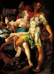 Odysseus och Circe, av Bartholomaeus Spranger (1546-1611)