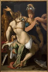 Ulysses och Circe. Målning av Bartholomeus Spranger (1546-1611), olja på duk