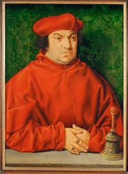 Kardinal Bernhardus Clesius (målning på ek)