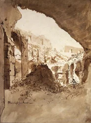 Vy inne i Colosseum