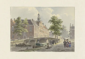 Spui i Haag, blickar söderut