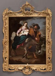 Flygningen till Egypten, ca 1647-50 (olja på duk)