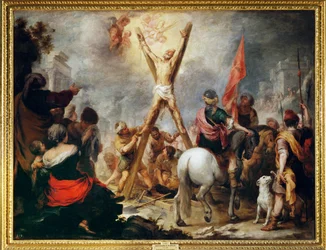 Sankt Andreas martyrdöd (målning på duk)