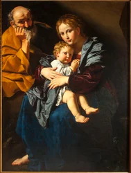Helig familj (olja på duk