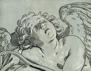 En sovande amor, 1630-45.
