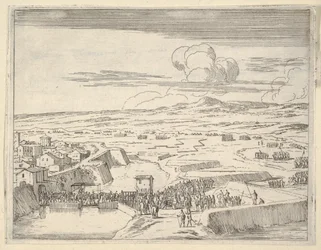 Efter några dagars belägring med den franska armén tar Francesco I d