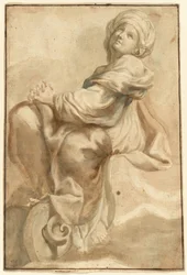 Sittande Sibyl
