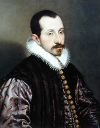 Porträtt av en ung man, ca 1585 (olja på duk)