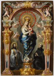 Our Lady of Good Counsel, ca 1680 (olja på koppar)