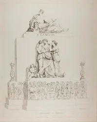 Monument över Antonio Canova